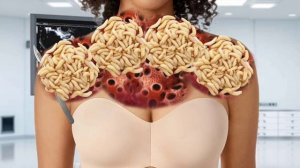 ASMR ANIMATION TREATMENT🤕 Removal Worm, maggots, infected Body | Trypophobia animation