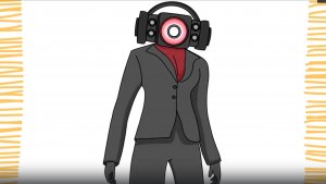 Как нарисовать женщину-оратора | Туалет Скибиди | Легкий