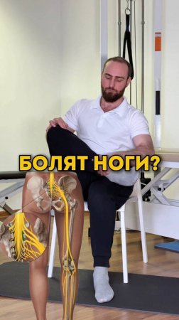 Упражнение от боли в ногах. Смотрите в этом видео.
