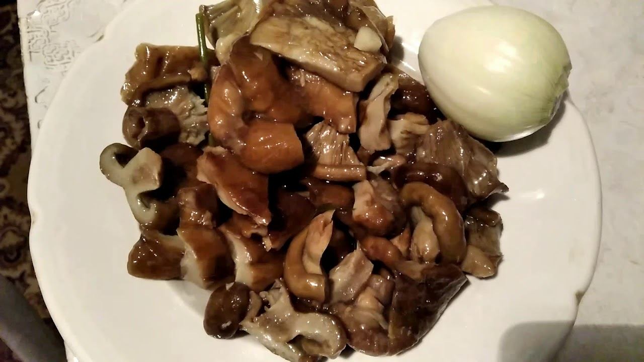 Беляши с мясом и пирожки с грибами солеными
