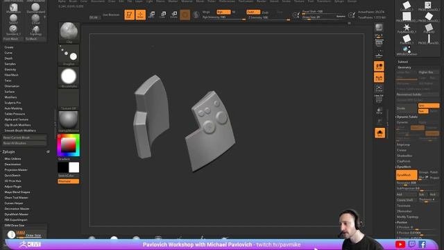 019 ZBrush Brush Dynamic Settings