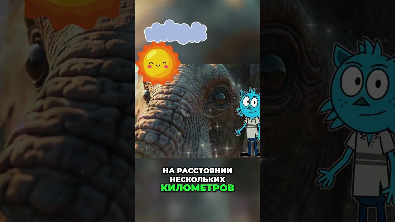 Слоны — самые умные гиганты! Удивительные факты!