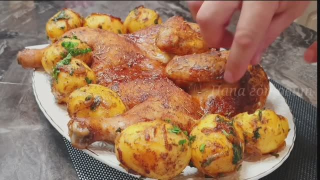 КУРИЦА кoтoрaя понравилась ВСЕМ гостям, ГОСТИ в Восторге! ПРОСТО И ОЧЕНЬ ВКУСНО! Рецепт курицы!