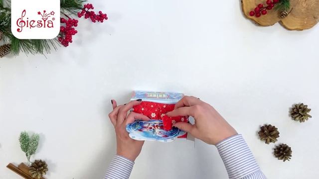 Новогодние коробки. Подарочная коробка «Снежный шар» - новогодняя упаковка для конфет и подарков