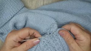 ИЗБАВЛЯЕМСЯ ОТ ДЫРОК в области подрезов с помощью петли и протяжки. Вязание спицами