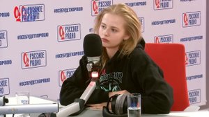 Александра Бортич в утреннем шоу «Русские Перцы»