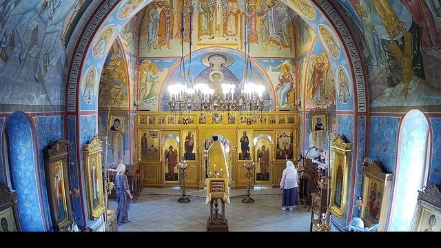 Собор Архангела Гавриила. Утреня. Литургия. смотреть онлайн
