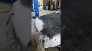 покраска через тюль