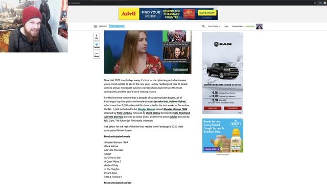 Black Widow and Wonder Woman 1984 Are 2020's Most Anticpated Movies - So Is Everyone Still A Sexist смотреть онлайн