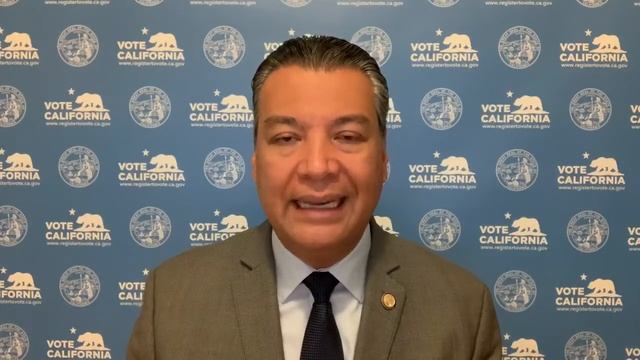 A special message from the California Secretary of State Alex Padilla