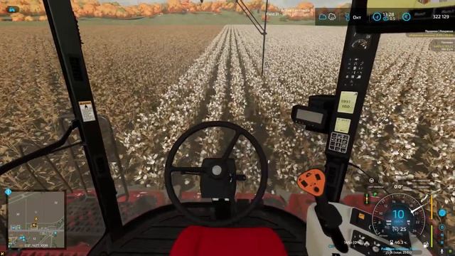 Farming Simulator 22 Уборка хлопка смотреть онлайн