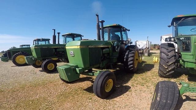 John Deere 4640 Tractor to be auctioned by Fowler Auction