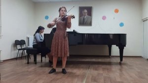 И Бах Концерт ля минор I часть
исполняет Гончарова Ирина
концертмейстер Жорняк Е. Е.
