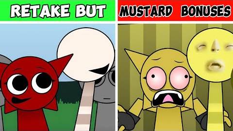 Incredibox Sprunki Retake But Mustard | Все бонусные персонажи (новый мод)