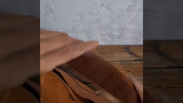 Кожаная сумка Комфорт Плюс рыжая карамель смотреть онлайн