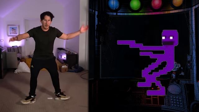 [Extended Edit] Markiplier dances with purple guy for one hour