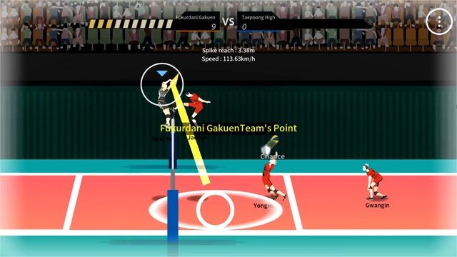 The Spike. Volleyball 3x3. Bokuto Kōtarō and Keiji Akaashi. Fukurodani Gakuen.