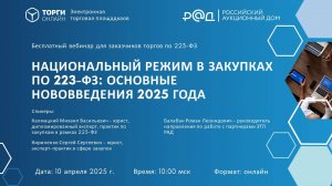 Национальный режим в закупках по 223-ФЗ: Основные нововведения 2025 года