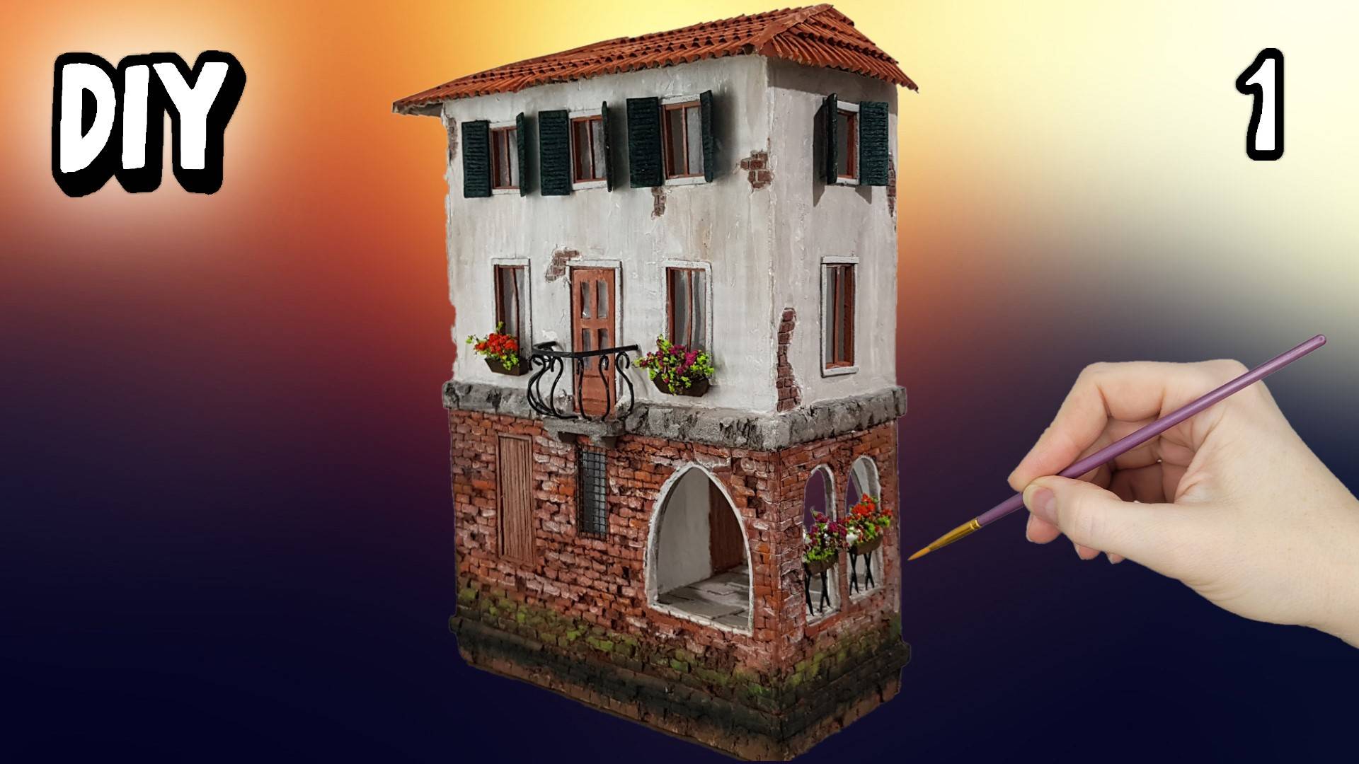 Венеция из картона своими руками / Часть 1 / DIY смотреть онлайн