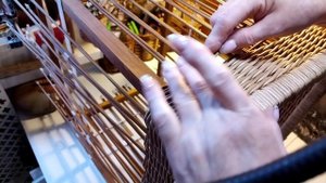 Часть 5 Переход с верёвочки на ситец из 3-х  КОРОБ-СУНДУЧОК-СТОЛИК