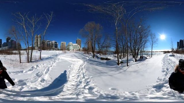 Toronto Blizzard Aftermath - A Walk in Humber Bay | Humber Bay Arch Bridge