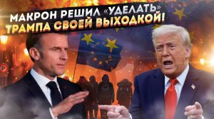 Франция бросила вызов Штатам! Макрон рискует добить Европу своей глупостью!