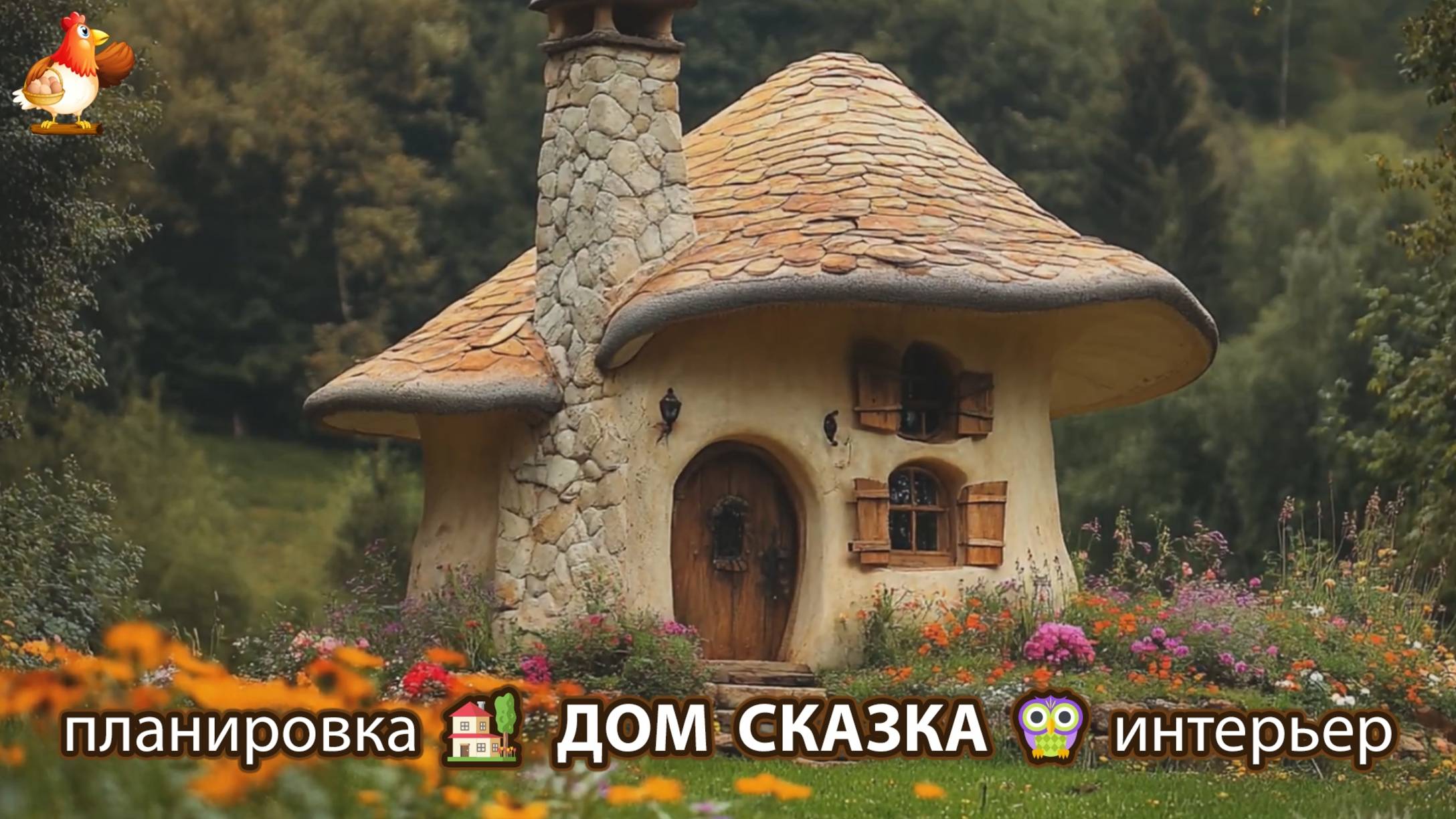 Сказочный дом мечты – 3D идея для вдохновения с планировкой и интерьером 🏡🏚️🏠 вариант (44)