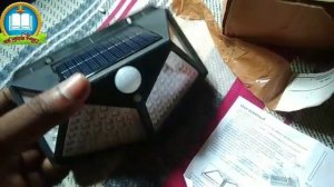 Solar Interaction Wall Lamp Unboxing/Solar Wall Lamp With Motion Sensor/@100 Led Solar wall Lamp