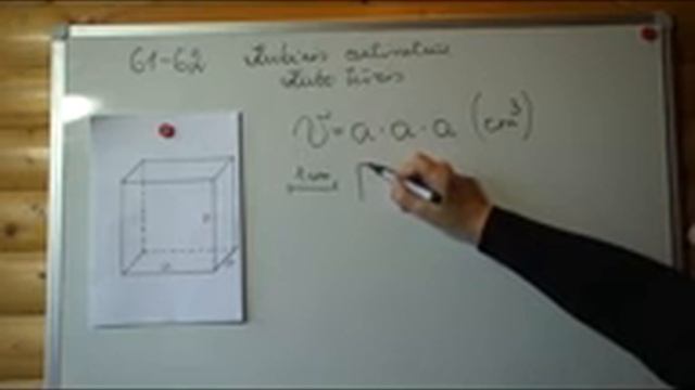 a 6 kl vaizdo pamokos 61 62 Kubinis centimetras. Kubo tūris