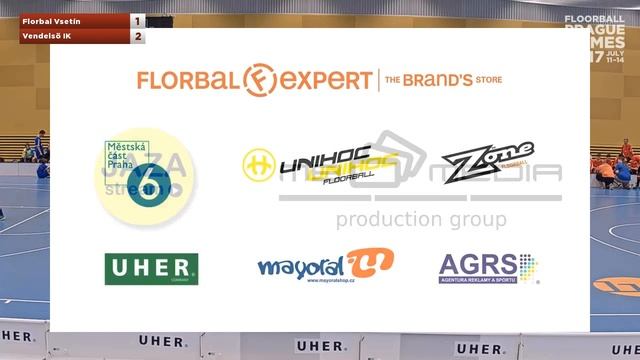 Florbal Vsetín vs. Vendelsö IK - PRAGUE GAMES 2017 смотреть онлайн