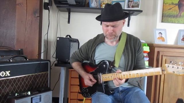 Big leg woman John Temple cover. Squier Telecaster Classic Vibe 70's & Vox AC10c1 смотреть онлайн
