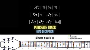 T-Bone Shufflle Blues Backing Track in A