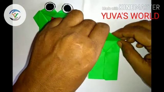 Moving Crazy Frog paper toy for kids,DIY art & craft paper toy,3D moving crazy frog , origami craft смотреть онлайн