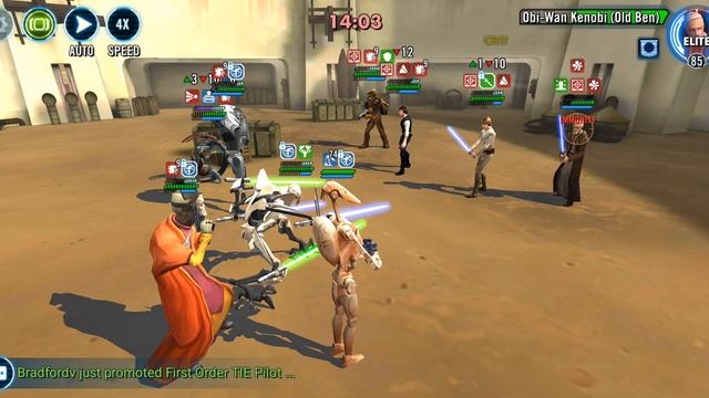 SWGOH | Galactic Challenge Tatooine: Rebels Tier 7 Full Squad Separatist Feat смотреть онлайн