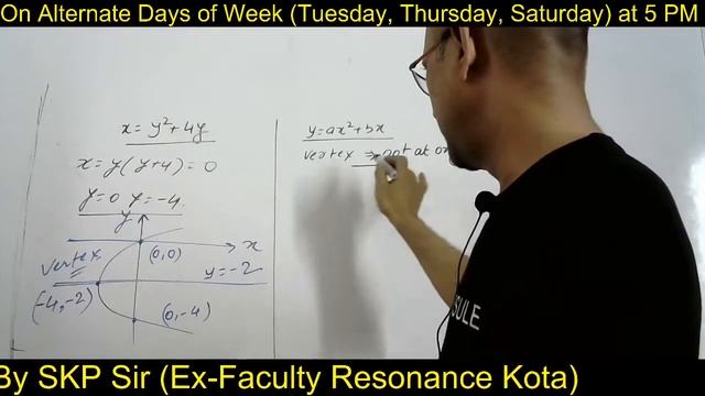 Basic Mathematics L10, Co-ordinate Geometry L-5, Parabola L2- Class 11, Physics, JEE MAIN, & NEET)