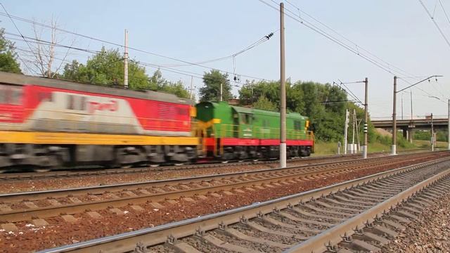 [РЖД][МЖД] Тепловозы 2М62 и ЧМЭ3 смотреть онлайн
