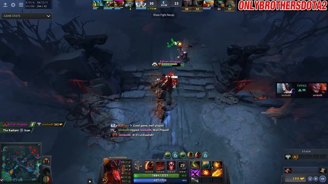 Fastest Hero - Miracle- Bloodseeker Butterfly - Dota 2 смотреть онлайн