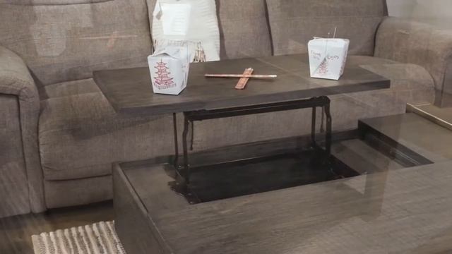 Forleeza Dark Gray Lift Top Coffee Table from Signature Design by Ashley смотреть онлайн
