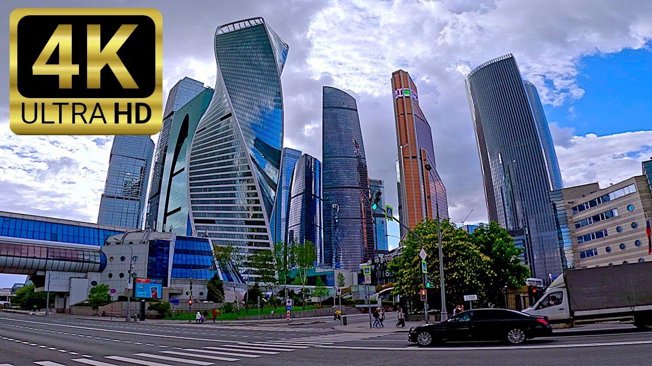 Walking Tour 4K  | Moscow-City (Moscow International Business Center)