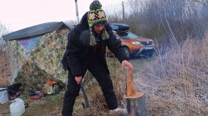 ЛАЙКА УБЕГАЕТ! Фидер с НОЧЁВКОЙ ВЕСНОЙ на РЕКЕ Нёман.