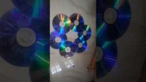 new model CD art easy way 100 % working. wall hangings watch it 💫💫💫💫