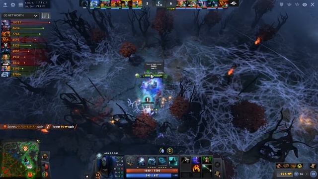 Zai Abaddon - Solo safe lane! - Secret vs Liquid Full Game1 - Dota2 смотреть онлайн