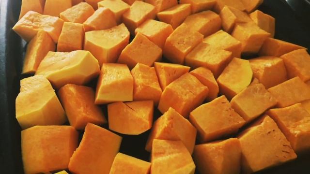 Тыква запечённая . Сладкая и вкусная! смотреть онлайн