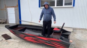 Обзор прокаченной лодки из пнд 8мм Киммерия 400SL