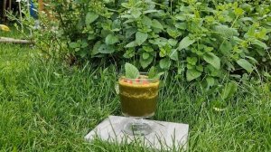 Смузи из моркови и морковной ботвы!