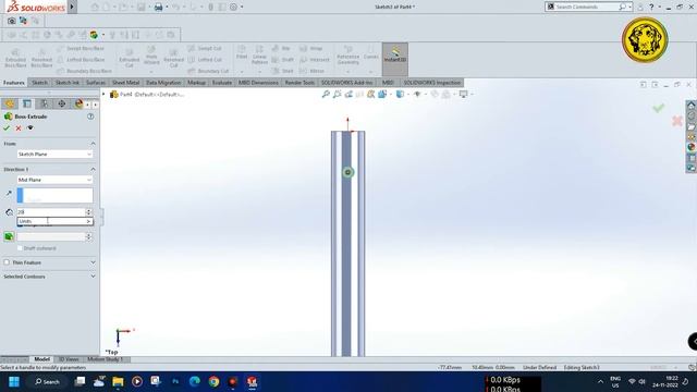 Solidworks Tutorial for Beginners | " CRANKSHAFT " | Solidworks Tutorials | Part 05