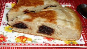 Овсяный пирог на кефире