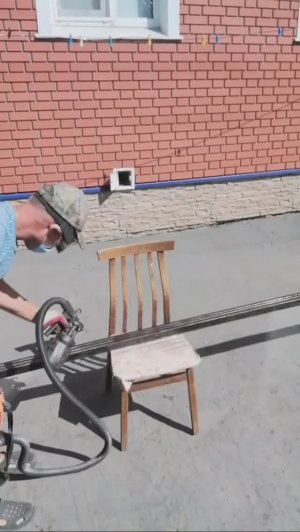 Показываю обзор работы Краскопульта Вихрь в Работе.