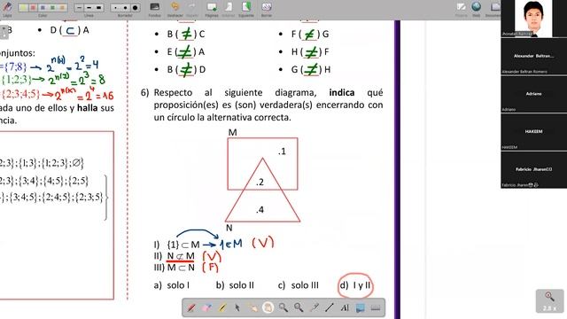 14. Relaciones entre conjuntos 2 || Aritmética || Ciclo anual 6to y 1ro de Sec. смотреть онлайн