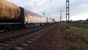 "Гость с Пензы на СЖД"! Электровоз ВЛ10У-194 с грузопассажирским поездом.